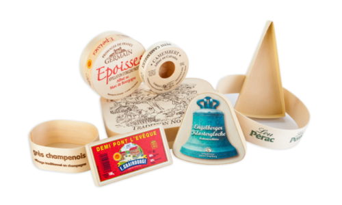 époisses, lou pérac, grès champenois, pont l'évèque, engelberger, klosterglocke, wooden boxes for cheese, wooden trays for cheese and dairy products -  envases alimentarios de madera para quesos y productos lacteos