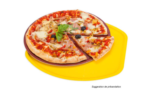 plateaux présentations pizzas